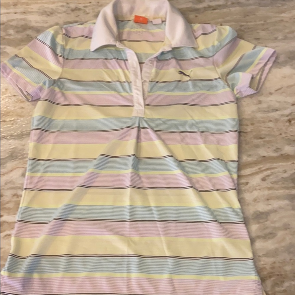 🔥3 for $20 Boys Puma golf shirt. Size xs. Multi color